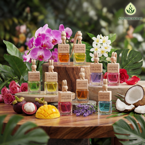 น้ำหอมรถยนต์ สยามบัวขาว ดับกลิ่นอับ ลดความเครียด